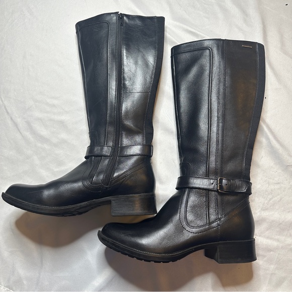 Rockport Hydro-Shield Waterproof Leather Tall Boots | Women’s 9W - Picture 4 of 14